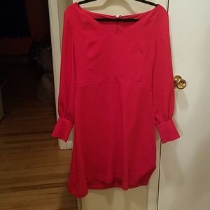 Red Ann Taylor dress